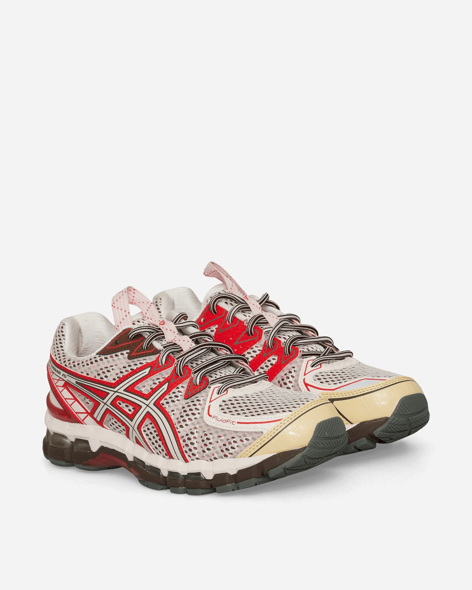 UB9-S GEL-Kayano 20 Sneakers Crystal Pink / Classic Red Stylish Appeal Field Hike