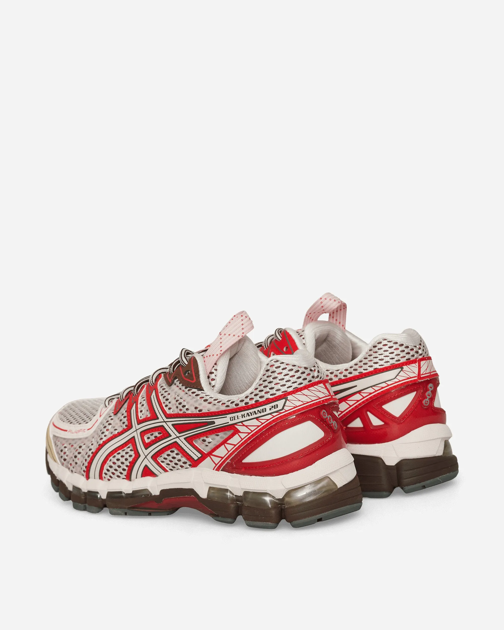 Port Walk Trendy Style UB9-S GEL-Kayano 20 Sneakers Crystal Pink / Classic Red