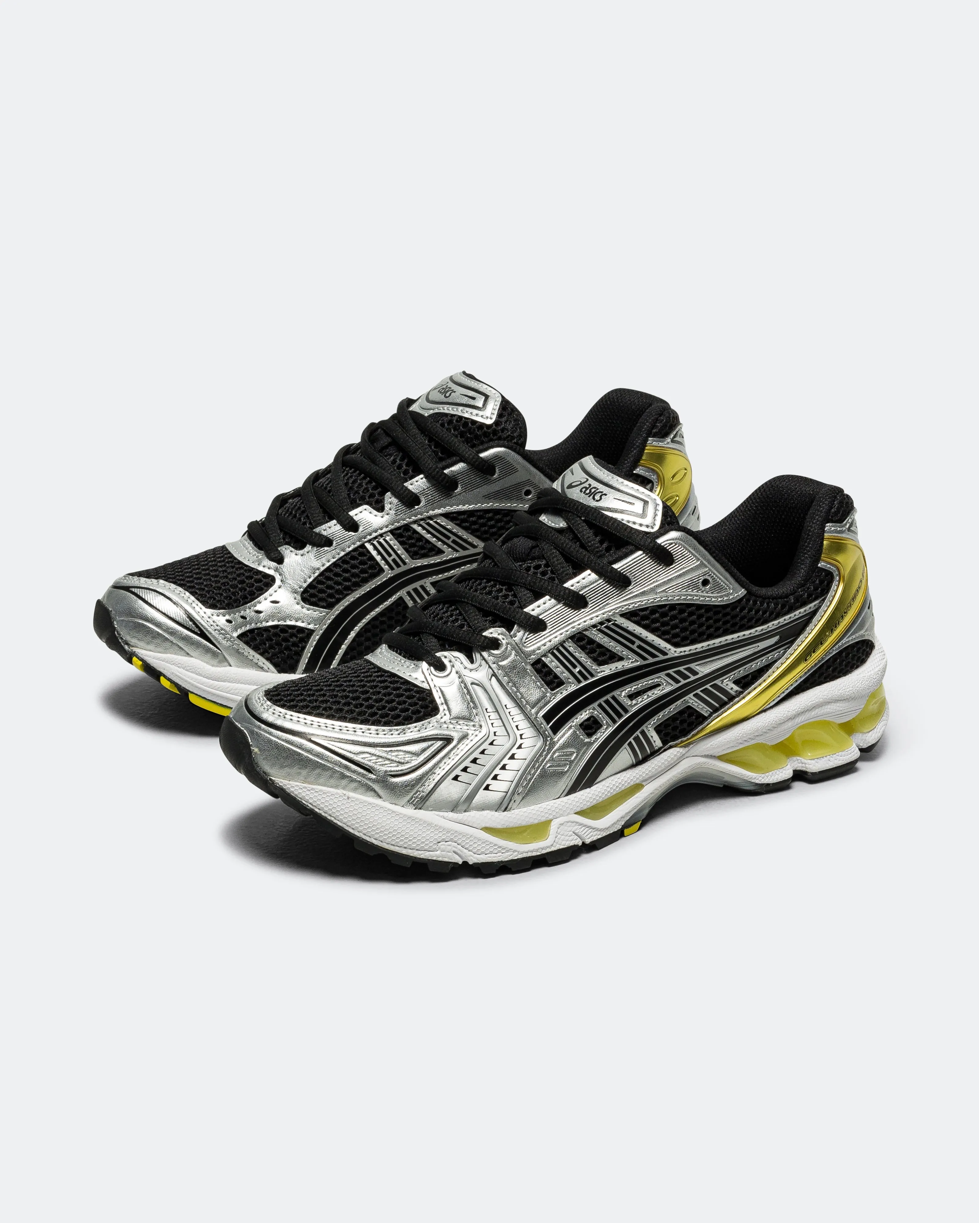 GEL-Kayano 14 - Black/Lemon Spark Elastic Collar