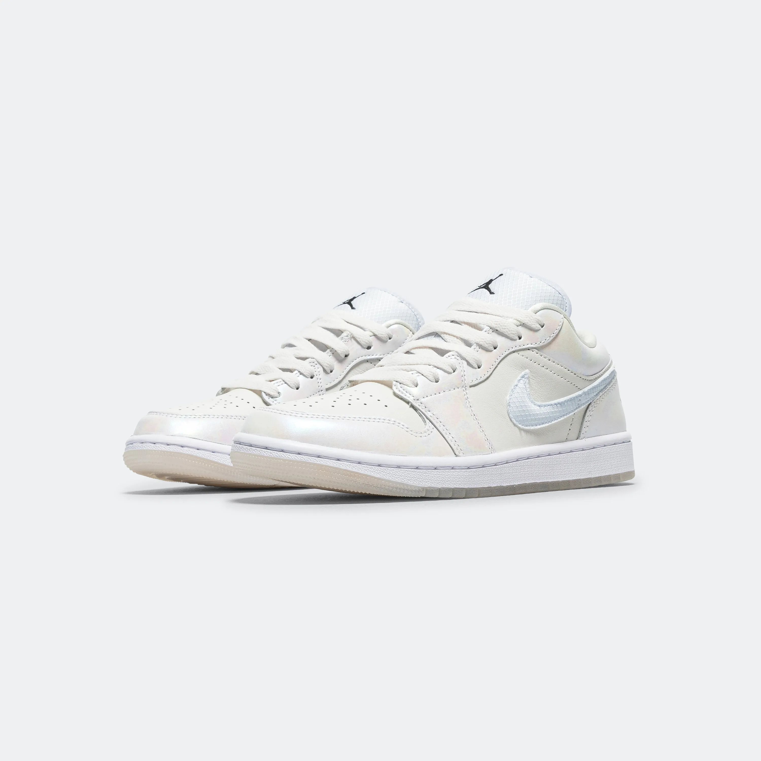Woven Upper Technology Womens Air Jordan 1 Retro Low SE CNY - Phantom/Football Grey