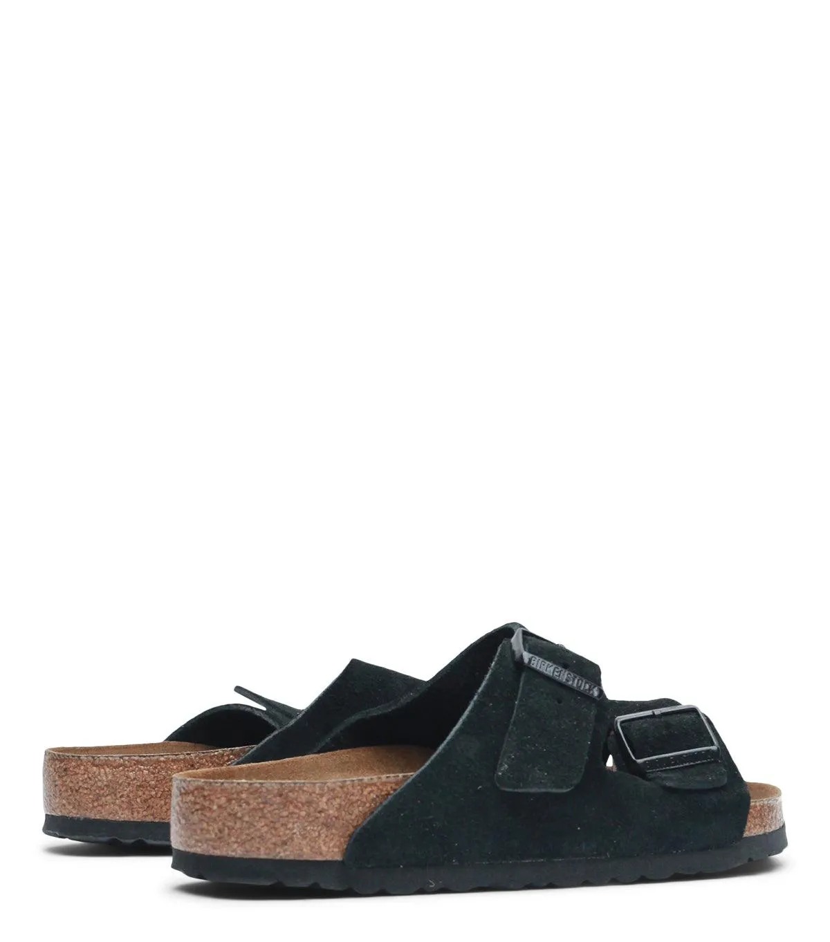 Birkenstock Arizona Soft Footbed Suede Black Effortless Ease Padded collar