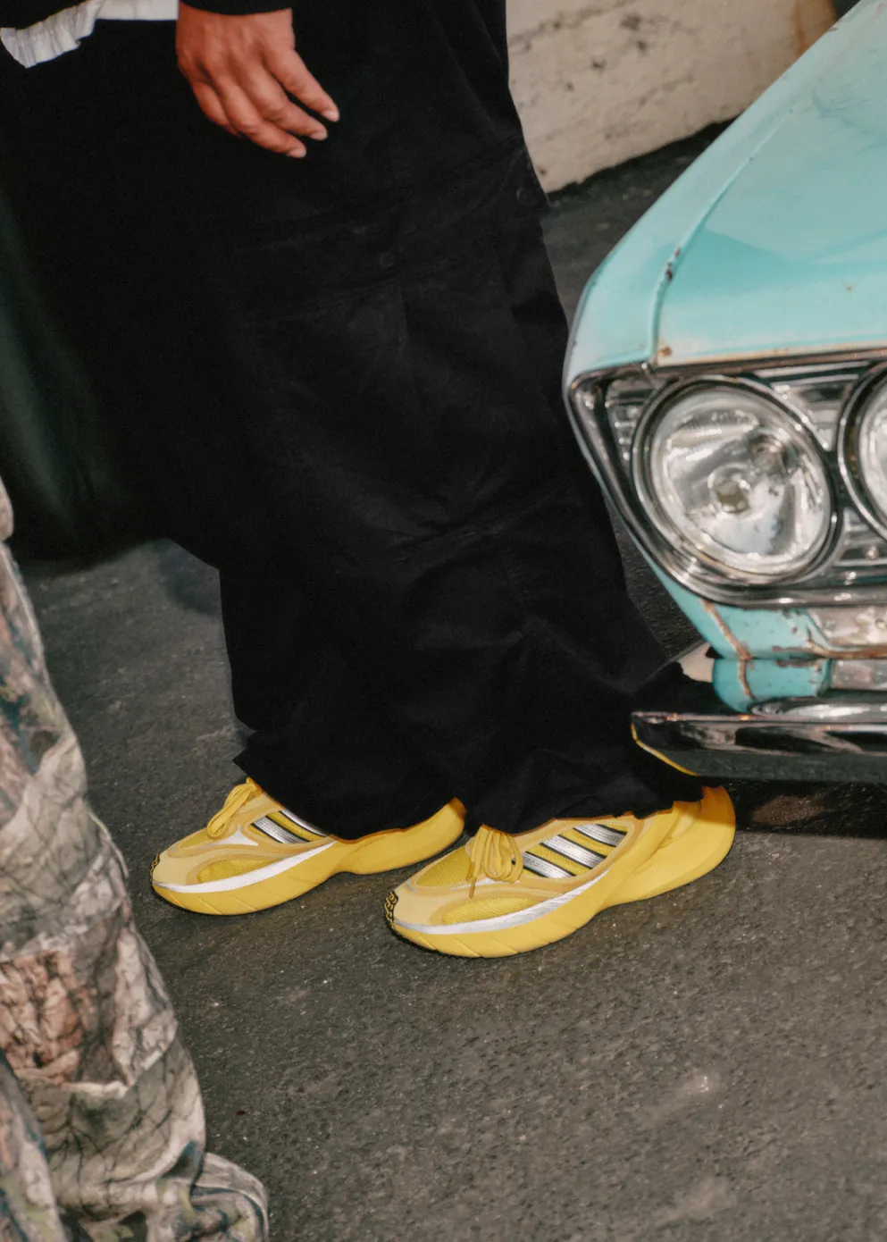 Mono Mood Smooth Touch Adizero Goukana 'Yellow' Sneakers