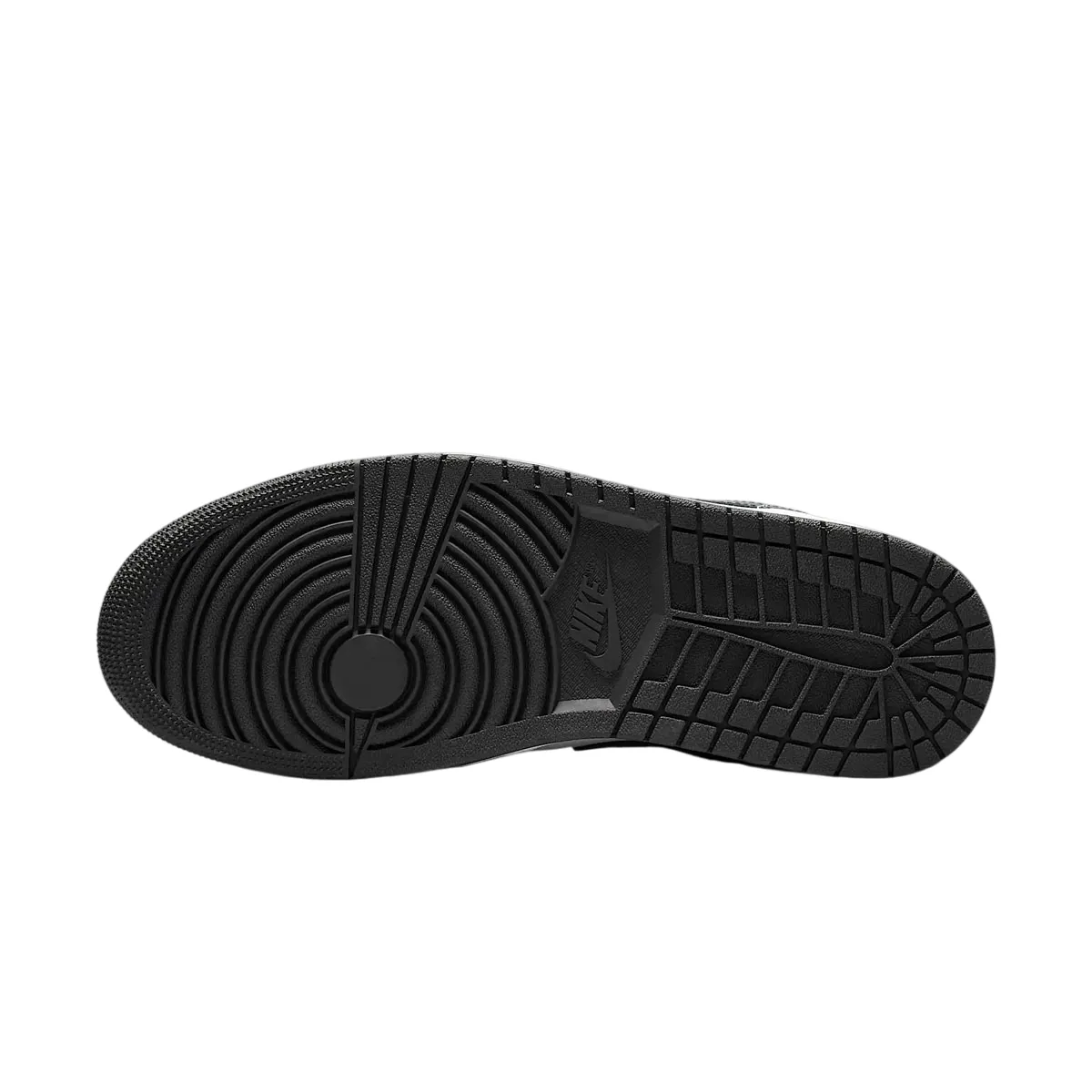 Comfort Stretch Fashion Casual Air Jordan 1 Mid 'Off Noir Toe'