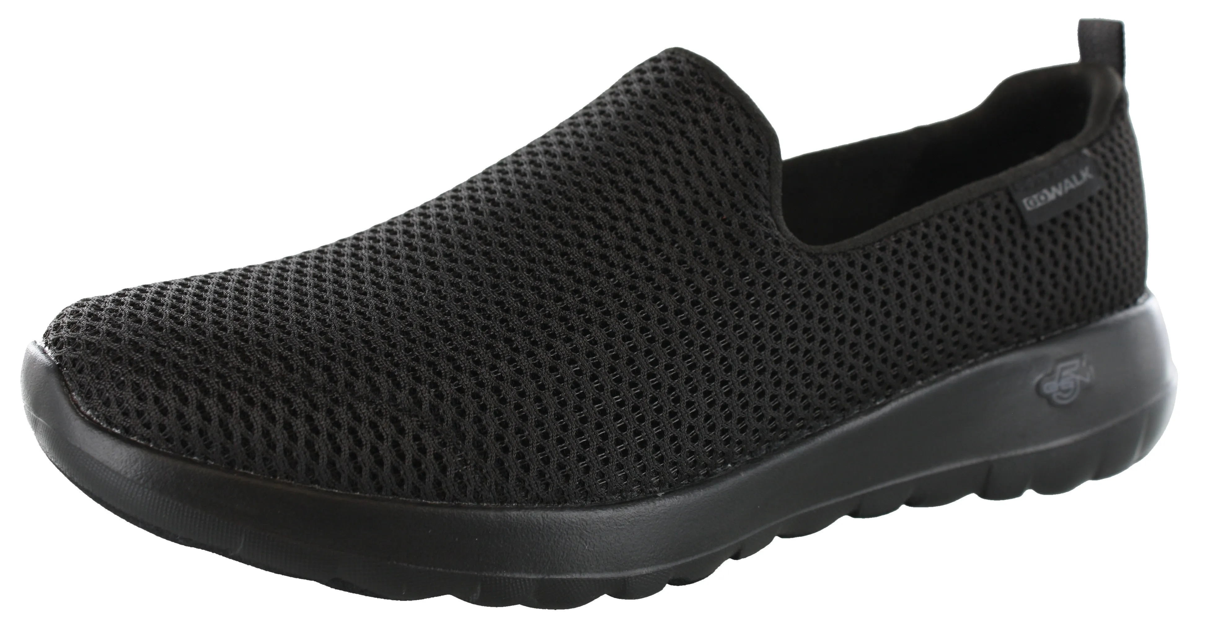 Skechers Women Easy On Casual Flexible Walking Slip On Shoes Athletic Sneakers dark colors