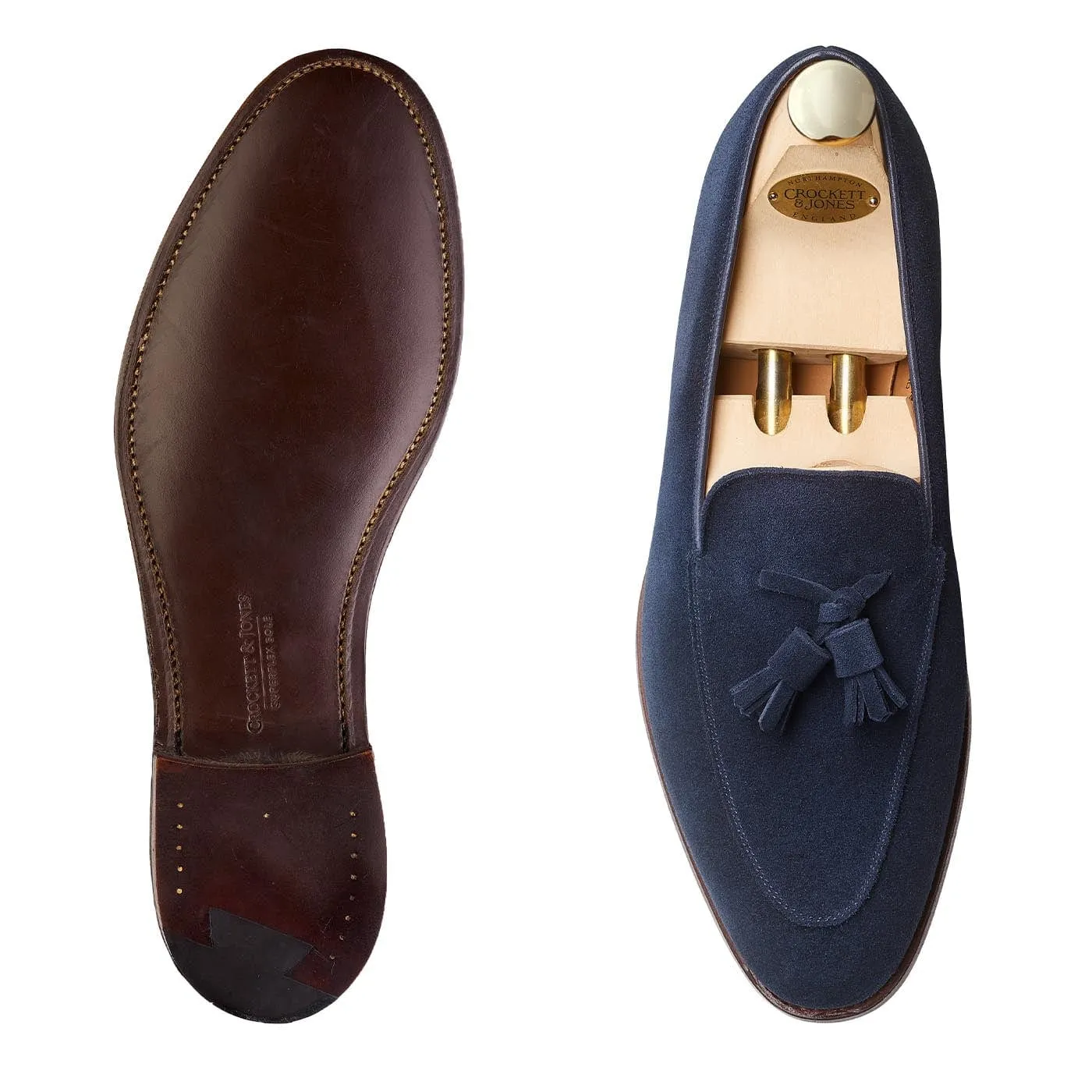 Elastic Antibes Ocean Calf Suede