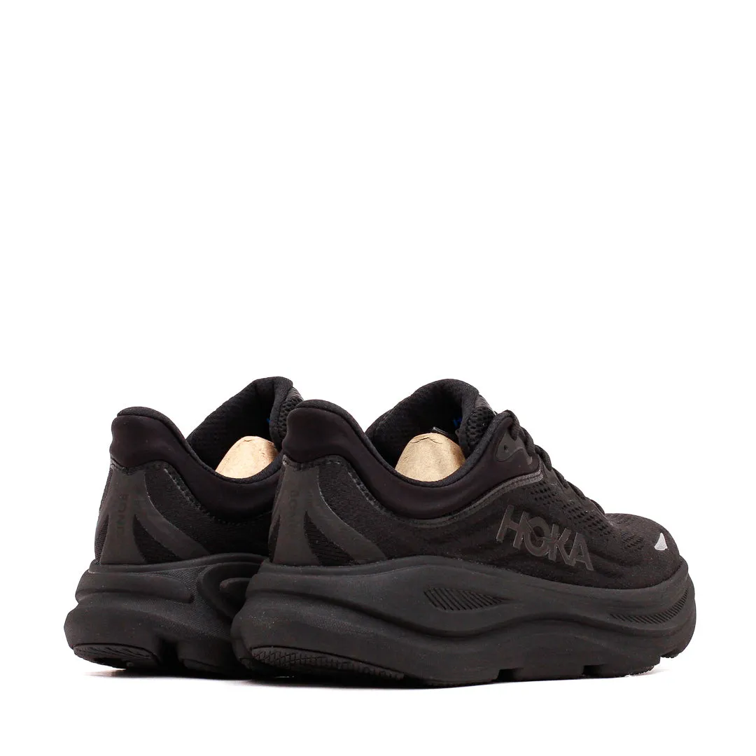Hoka One One Men Bondi 9 Black Core 1162011-BBLC Low Profile Professional Shoes