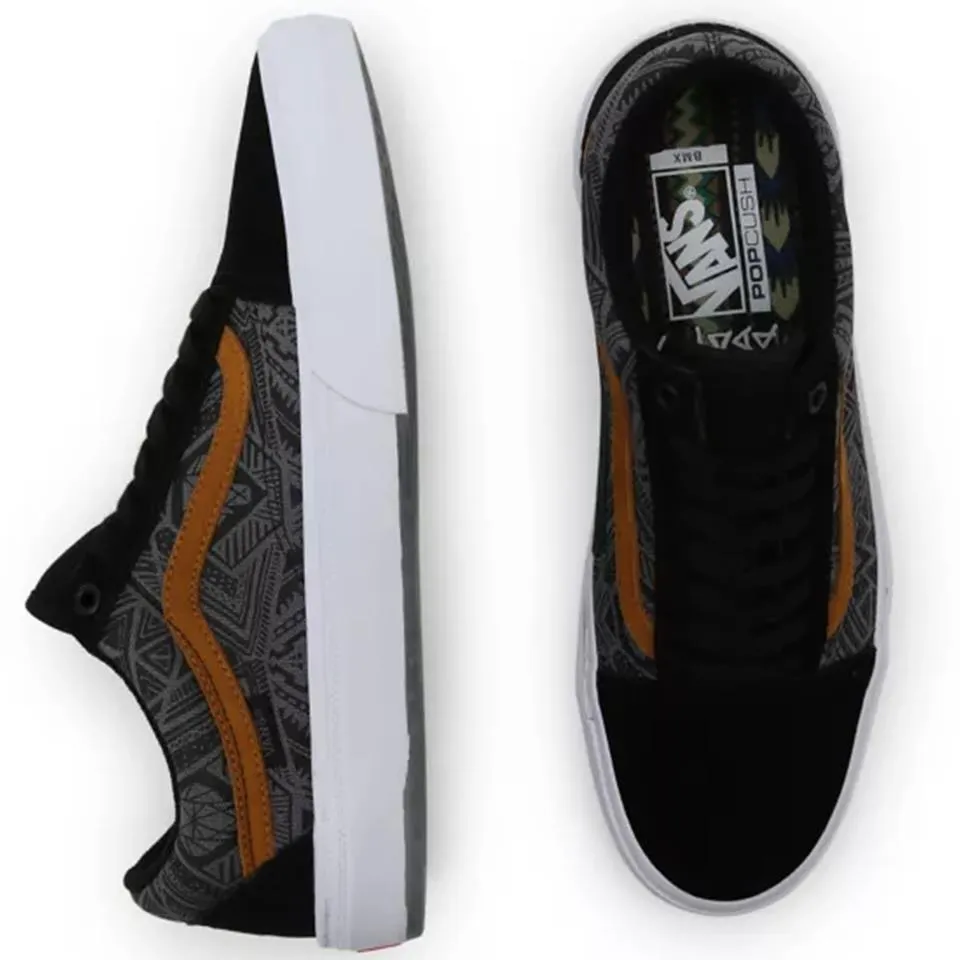 Vans Old Skool BMX - (Courage Adams) Black/Golden Brown Free Fit Skater Fit