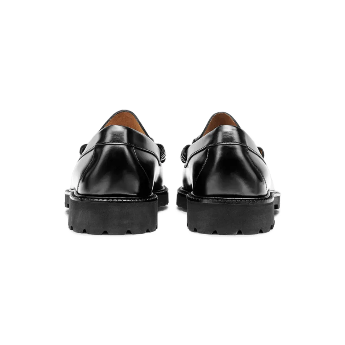 Daily Walk G.H. Bass Men's Lincoln Bit Lug WeeJun Black Leather