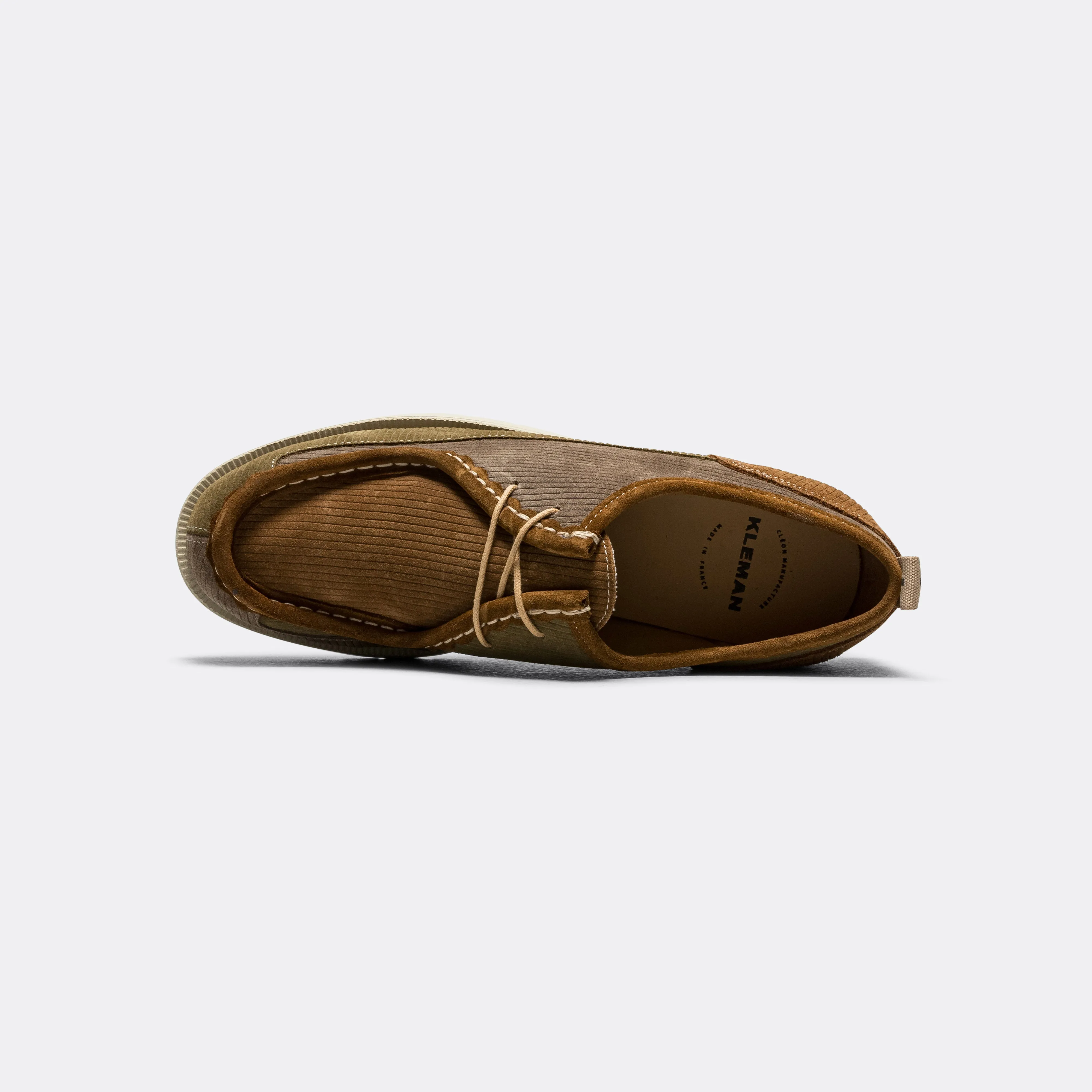 Structured Form Bastille Cord - Kaki Taupe Marron