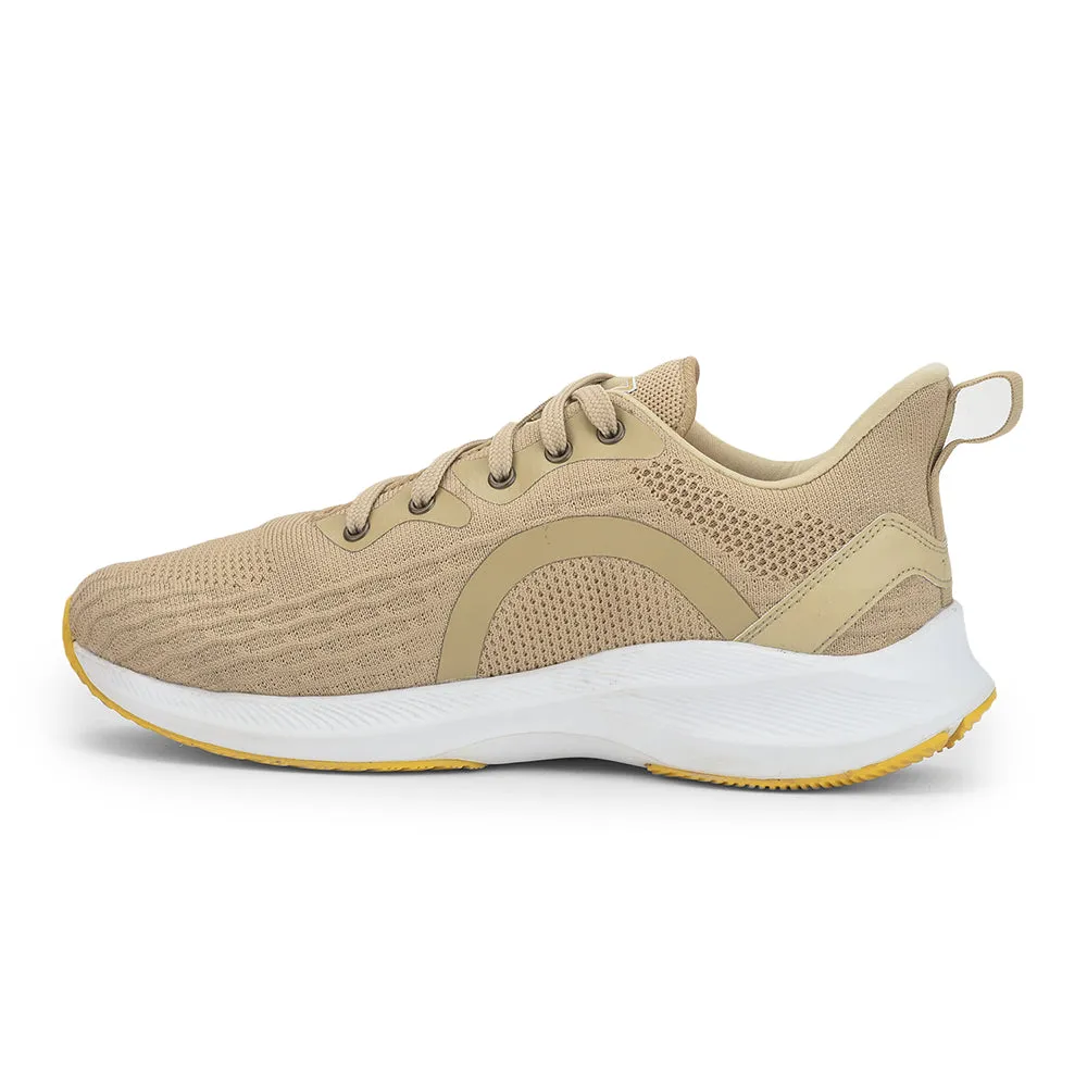 Comfort Linings Leap7x Lacing Sports Shoes For Men (Beige) CHALANGE-2 By Liberty