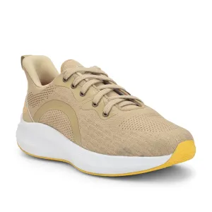 Traction pattern Leap7x Lacing Sports Shoes For Men (Beige) CHALANGE-2 By Liberty