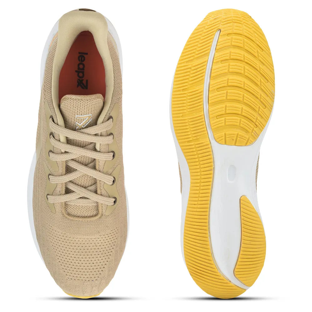 narrow - width shoe choice running in forests Leap7x Lacing Sports Shoes For Men (Beige) CHALANGE-2 By Liberty