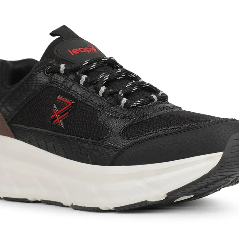 replaceable Leap7x Sports Black Running Shoes For Mens MOUNT-E By Liberty