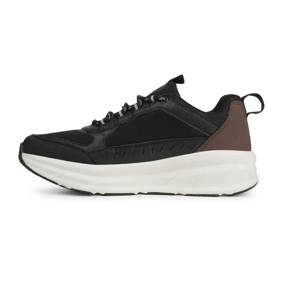 posture support Personalized Leap7x Sports Black Running Shoes For Mens MOUNT-E By Liberty