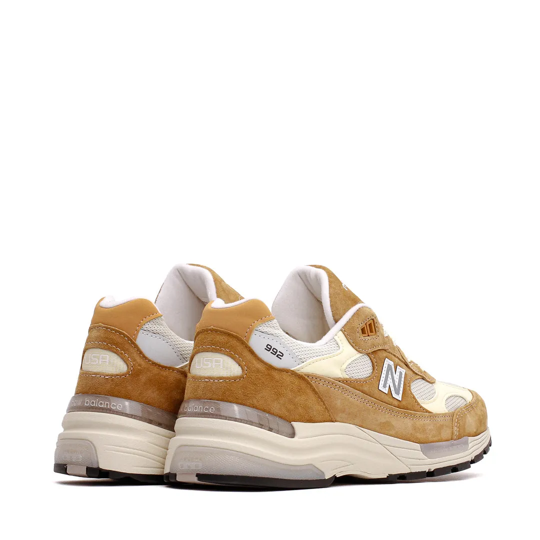 Reinforced Seams Recovery New Balance Unisex Made in USA 992 Sweet Caramel Core U992CC