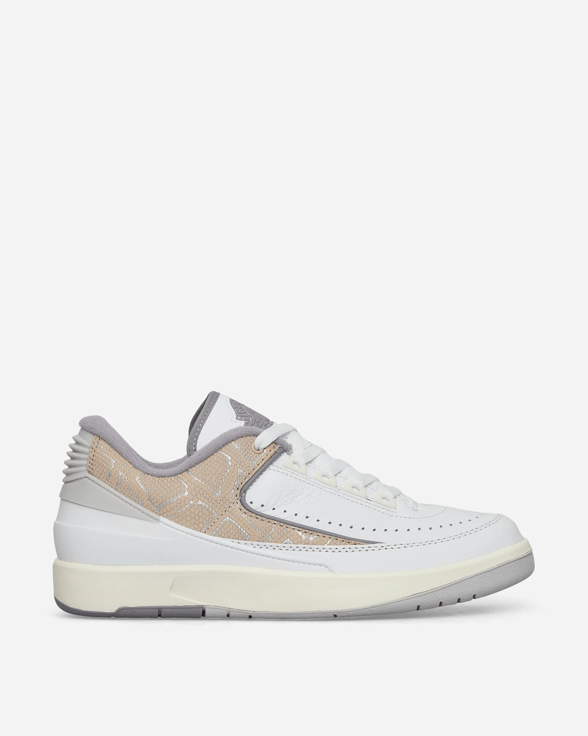 Simple Line Air Jordan 2 Retro Low Sneakers White / Cement Grey