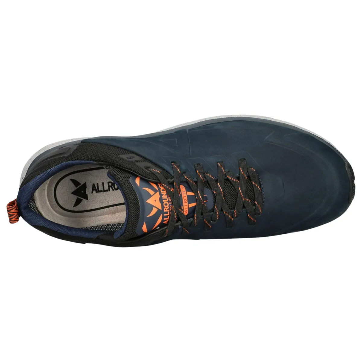 AllRounder Men's Alando-Tex Blue/Black Nubuck Waterproof Valley Run Smooth Design