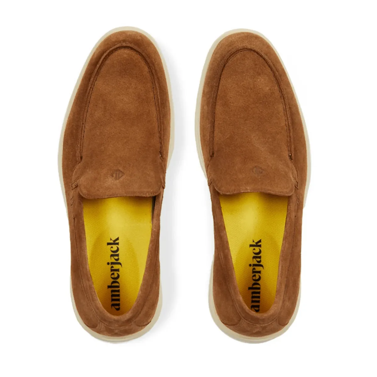 Balanced feel Run Around Amberjack Men's The Loafer Grizzly Suede