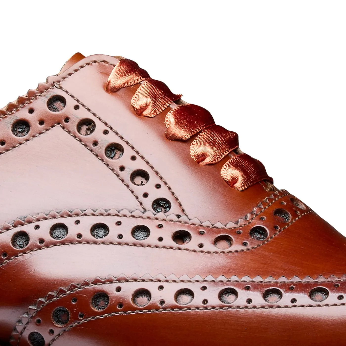 High-End Materials Smooth Leather Amy Tan Cavalry Calf