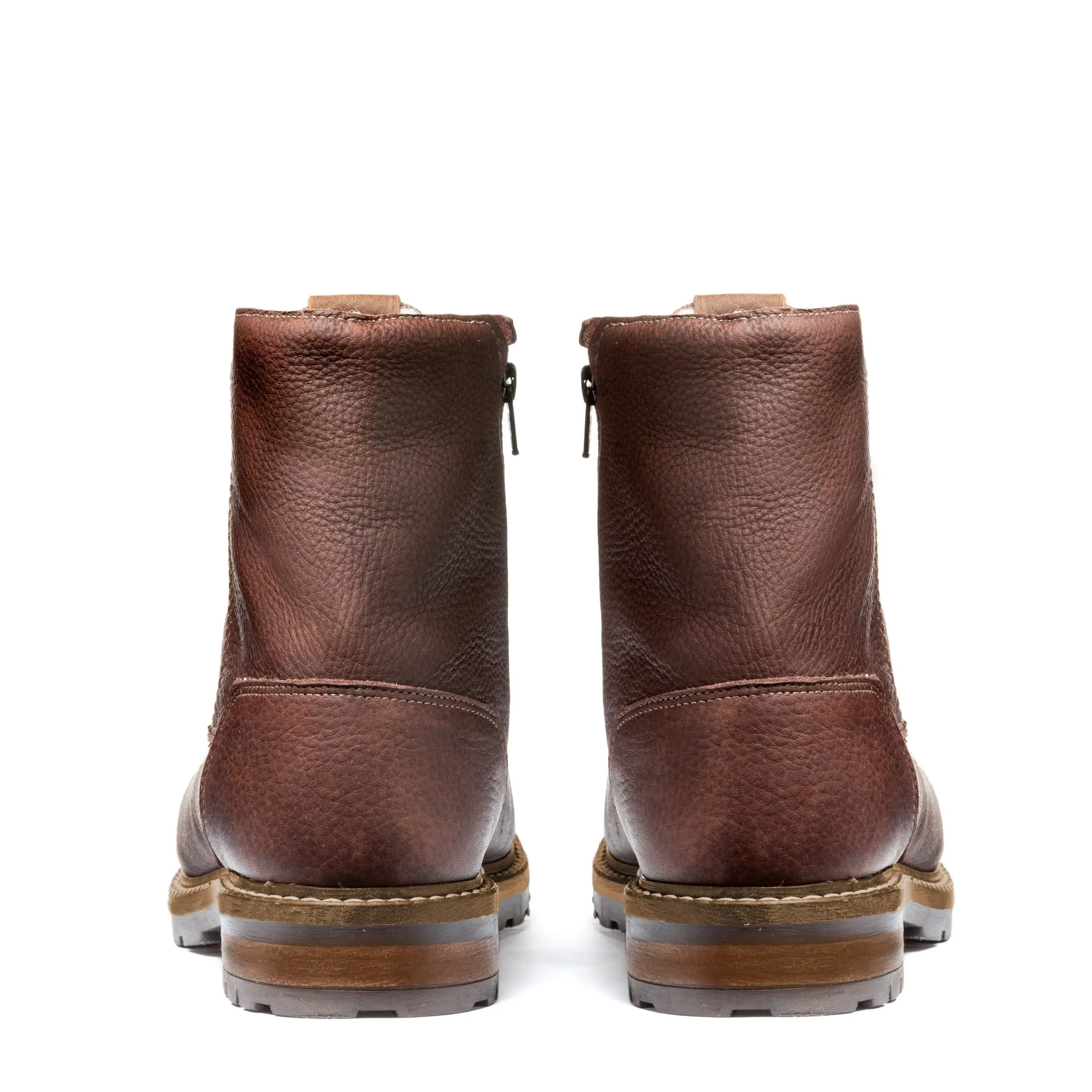 Desert Wear Street Utility Anfibio Winter Side Zip Wool Lined Boot - VIKTOR # 9312