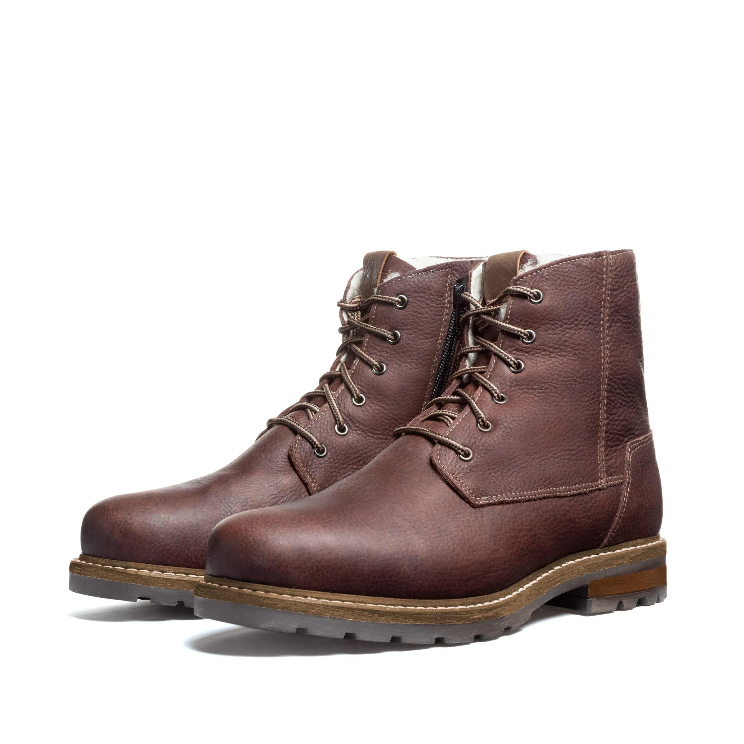 Anfibio Winter Side Zip Wool Lined Boot - VIKTOR # 9312 outsole Side Zip