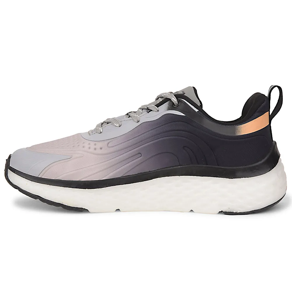 Speed Cushioning indoor accessory Leap7x Black Sports Lacing Running Shoes For Men NITRUN-10 By Liberty