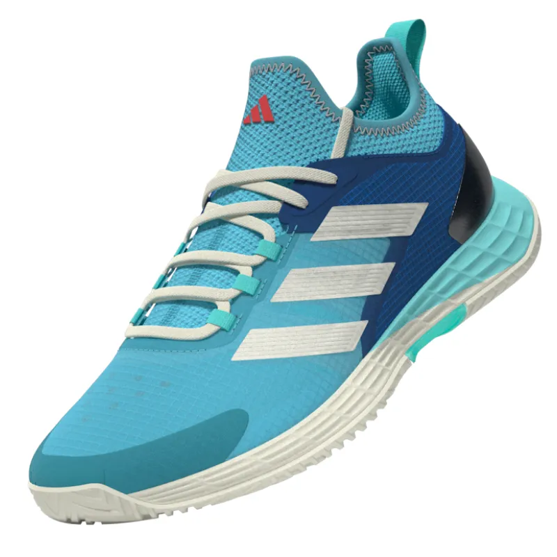 Adidas Adizero Ubersonic Womens Tennis Shoes - Turquoise / Off White Stylish Foot Freedom