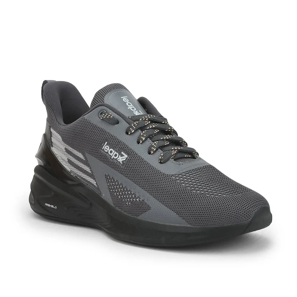 mud - running shoes Leap7x Sports Lacing Shoe For Men ( Grey ) REVOLVE By Liberty