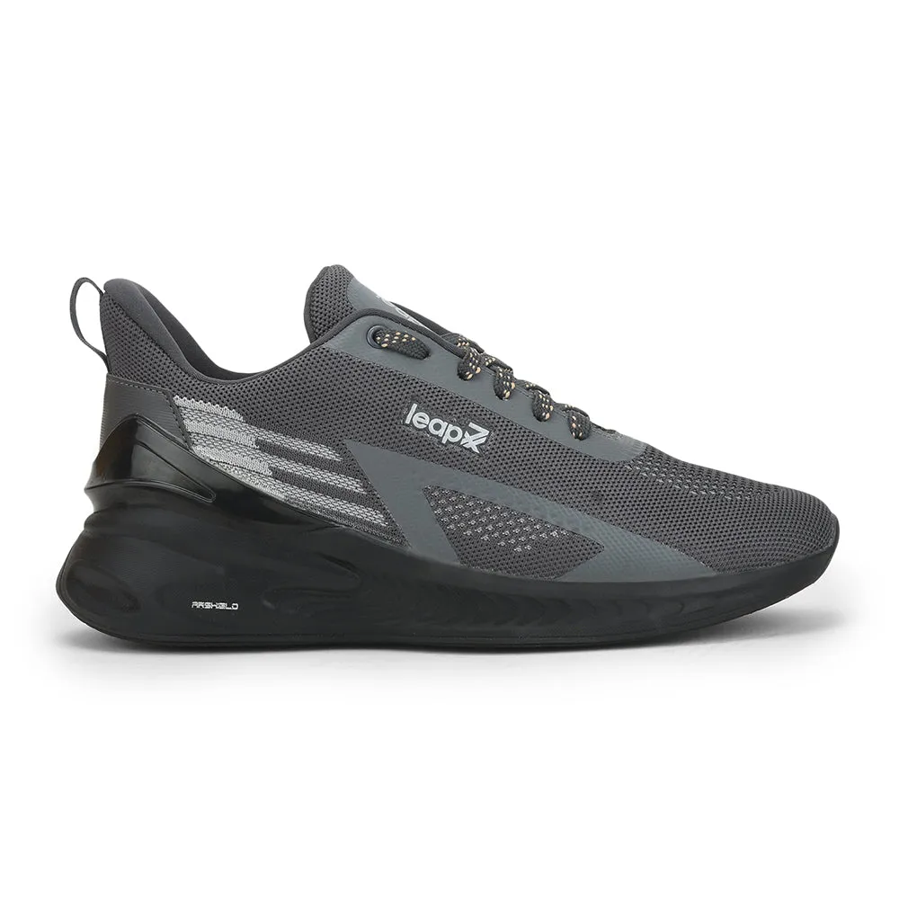Leap7x Sports Lacing Shoe For Men ( Grey ) REVOLVE By Liberty race shoes