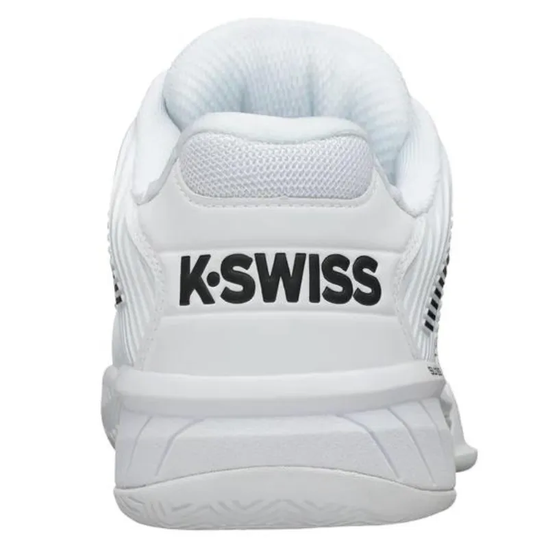 K Swiss Hypercourt Express 2 Tennis Shoes - White/Black Grippy Tread
