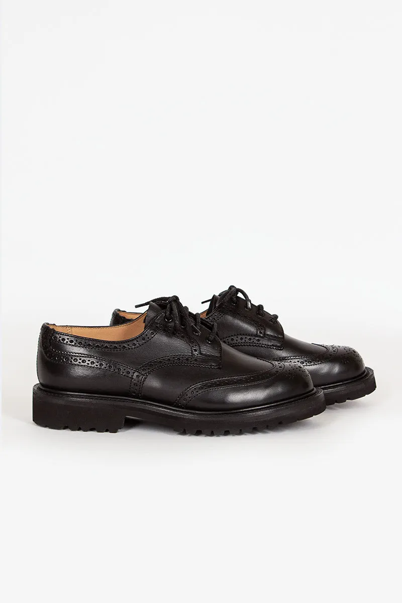 Blossom Step Refined Mood Anne Leather Brogue Black