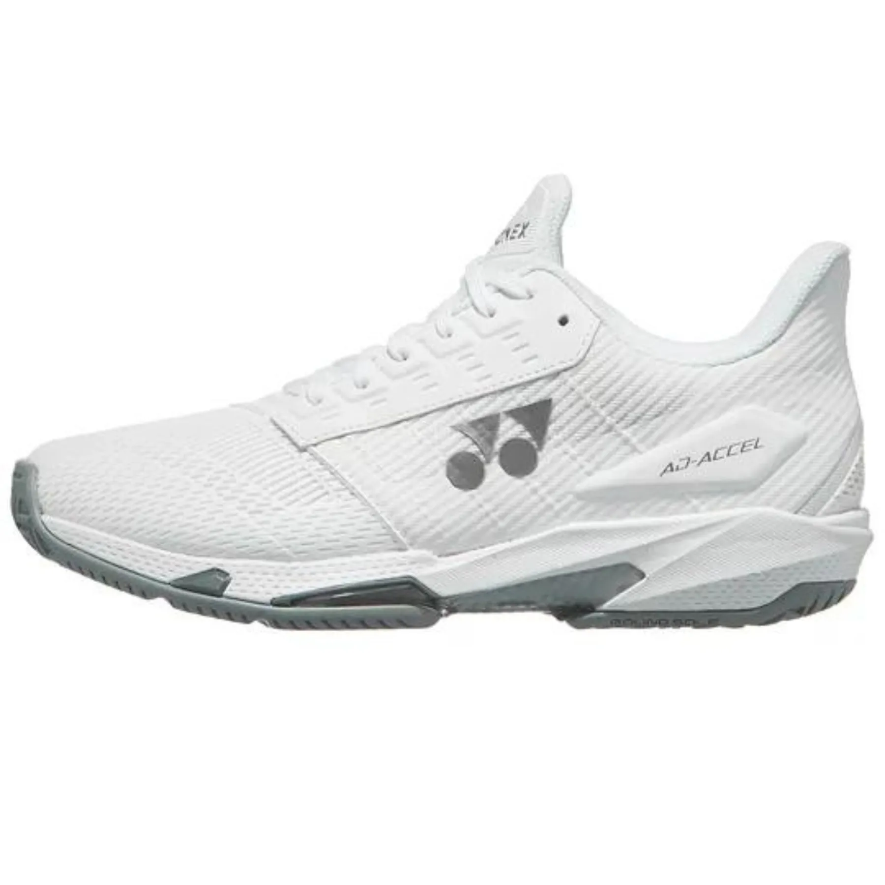 Yonex AD Accel All Court Womens 2024 Tennis Shoes - White Breathable knit Workout Support