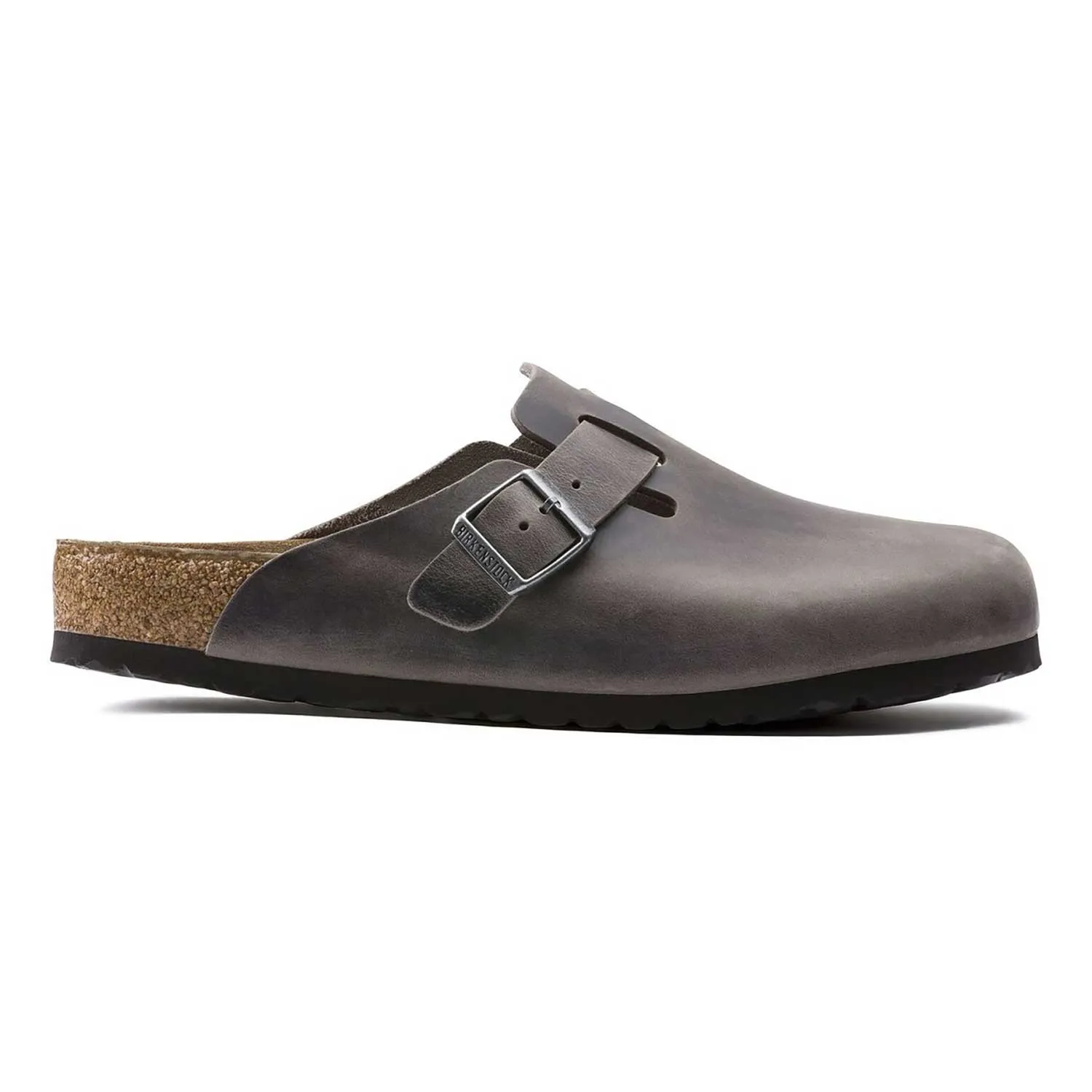Everyday Pair Birkenstock Men's Boston Soft Footbed Iron Oiled Leather