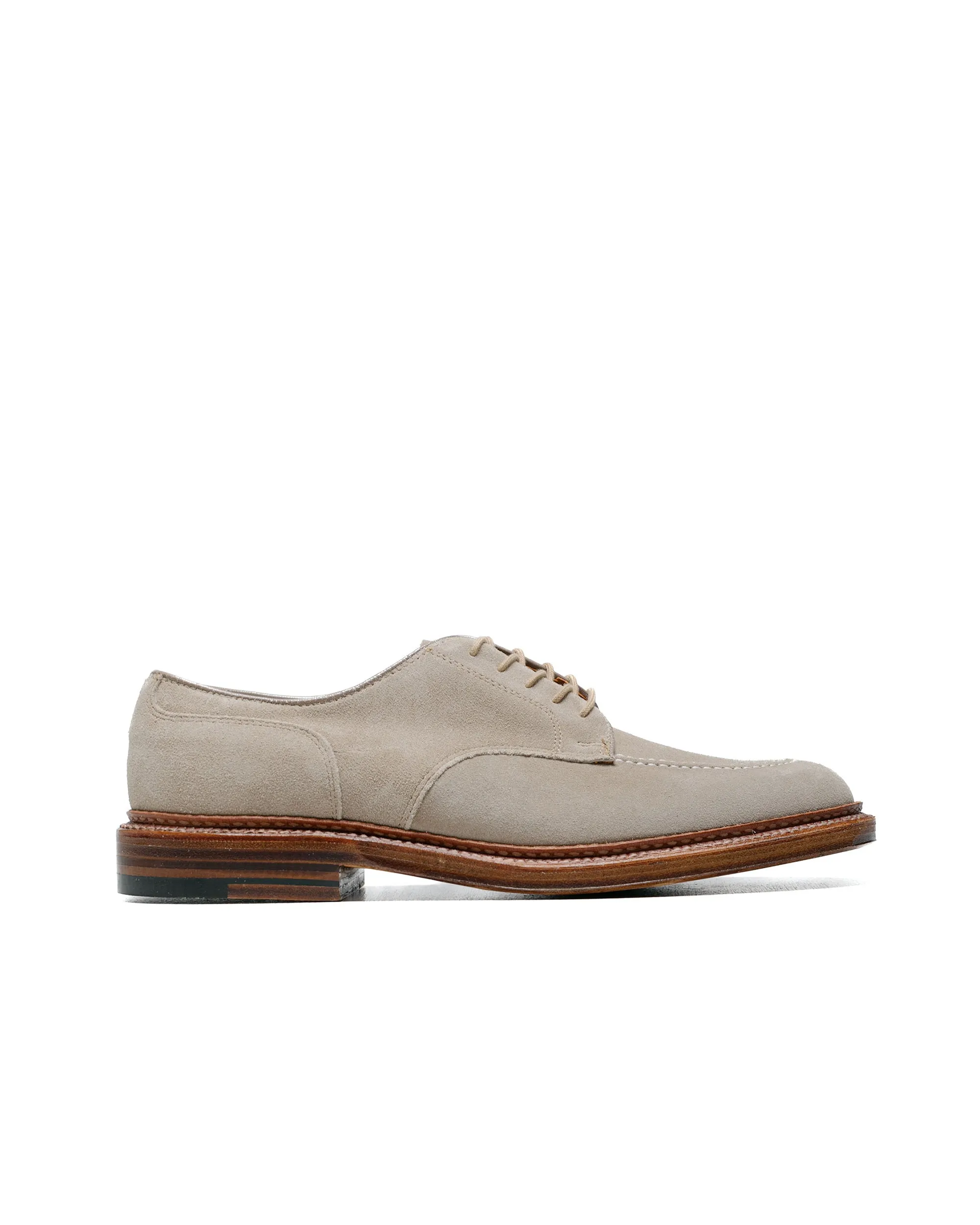 Alden Mocc Toe Blucher Milkshake Suede 24088 All Round Smooth Lining