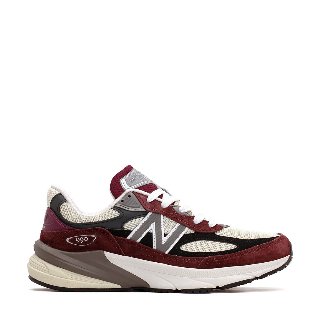 mud shoes running in groups New Balance Unisex Made in USA 990v6 Dark Ember U990TF6
