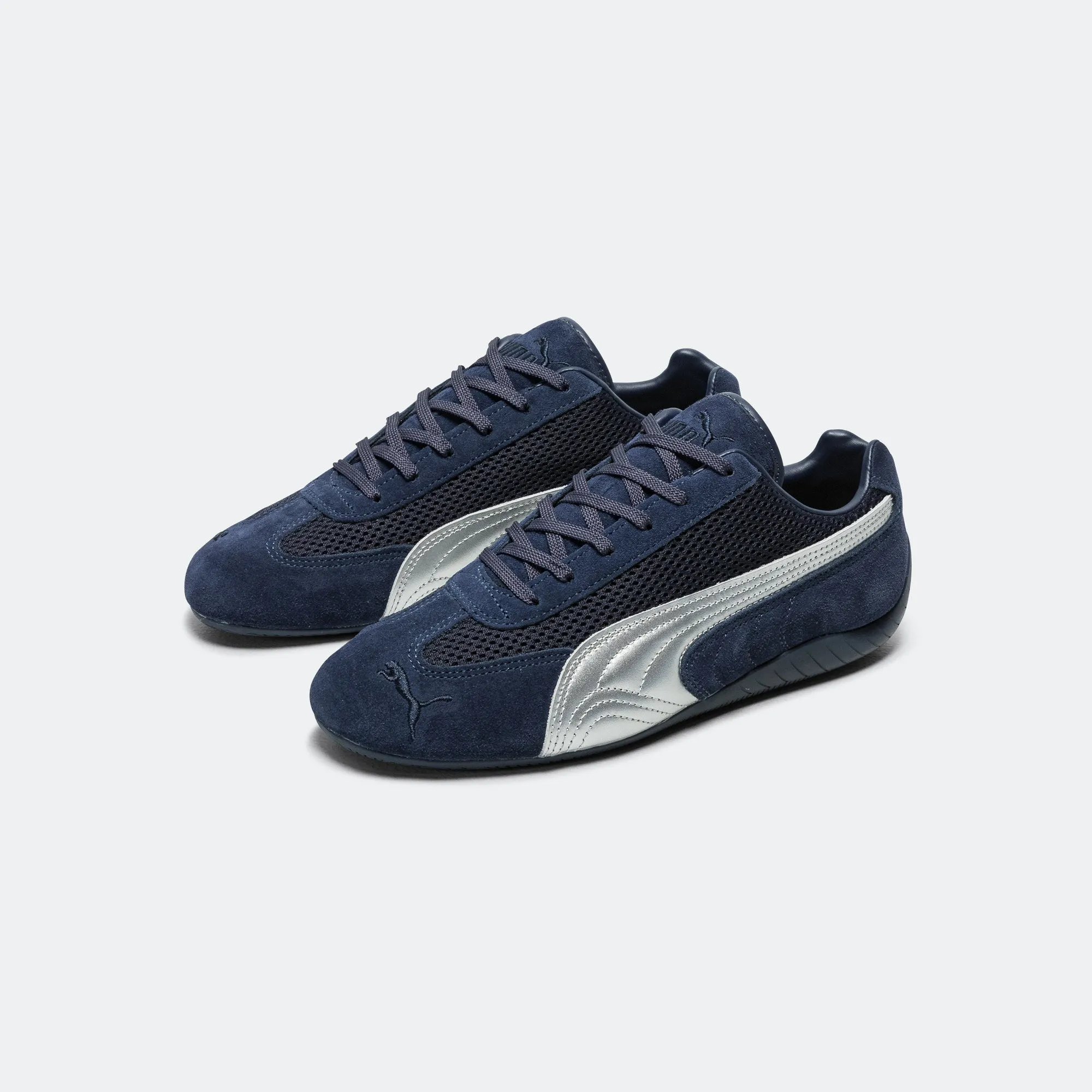 Speedcat Premium - Puma Navy/Matte Silver Neutral Footbed Design Anti   Static