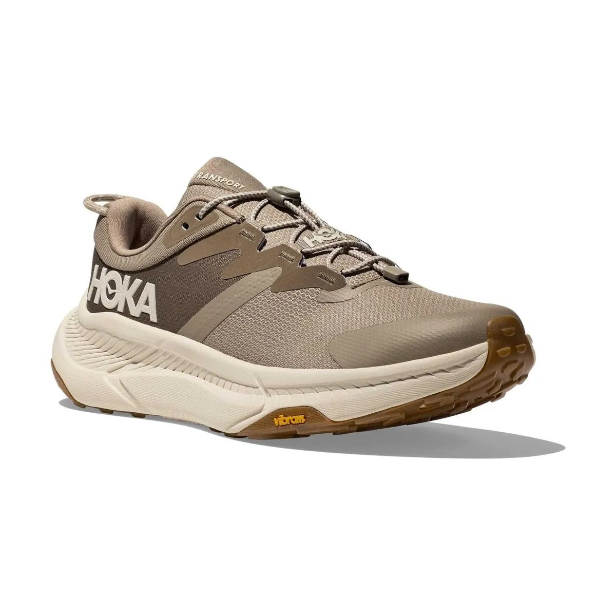 Hoka One One Men's Transport Dune/Eggnogg Lightweight Design