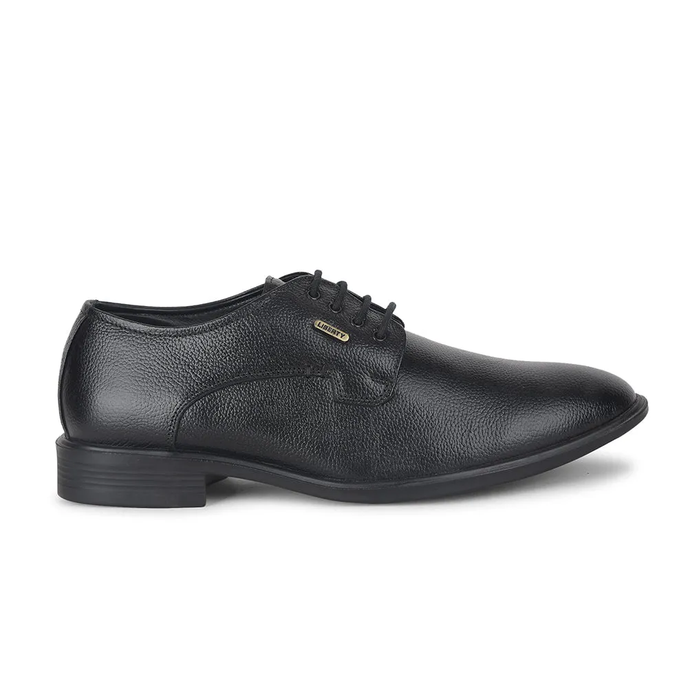 Fortune by Liberty Men LOM-605 Black Formal Lacing Derby Shoes Neutral design Event Ready