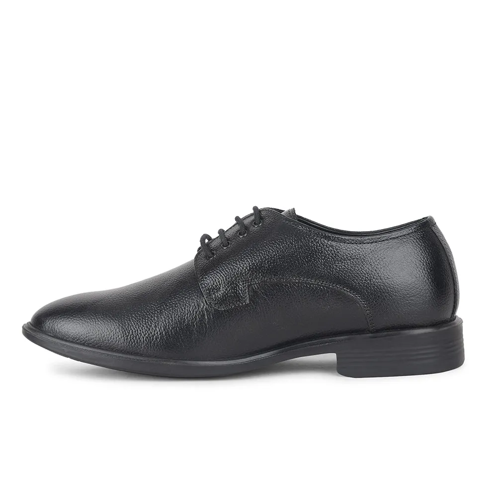Business Look Workday Essential Fortune by Liberty Men LOM-605 Black Formal Lacing Derby Shoes