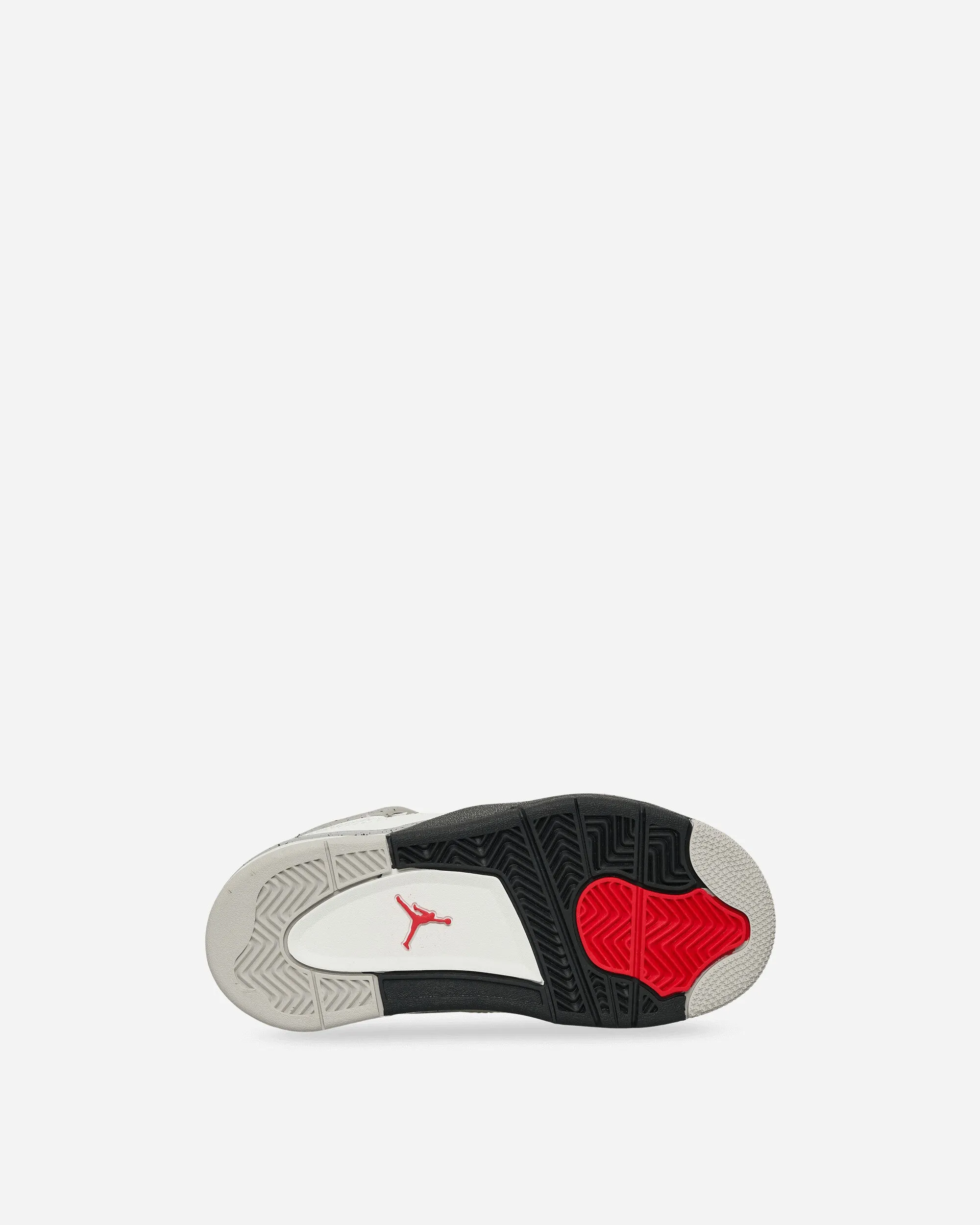 Air Jordan 4 (PS) Sneakers White Cement Pass Hike Foot Shape