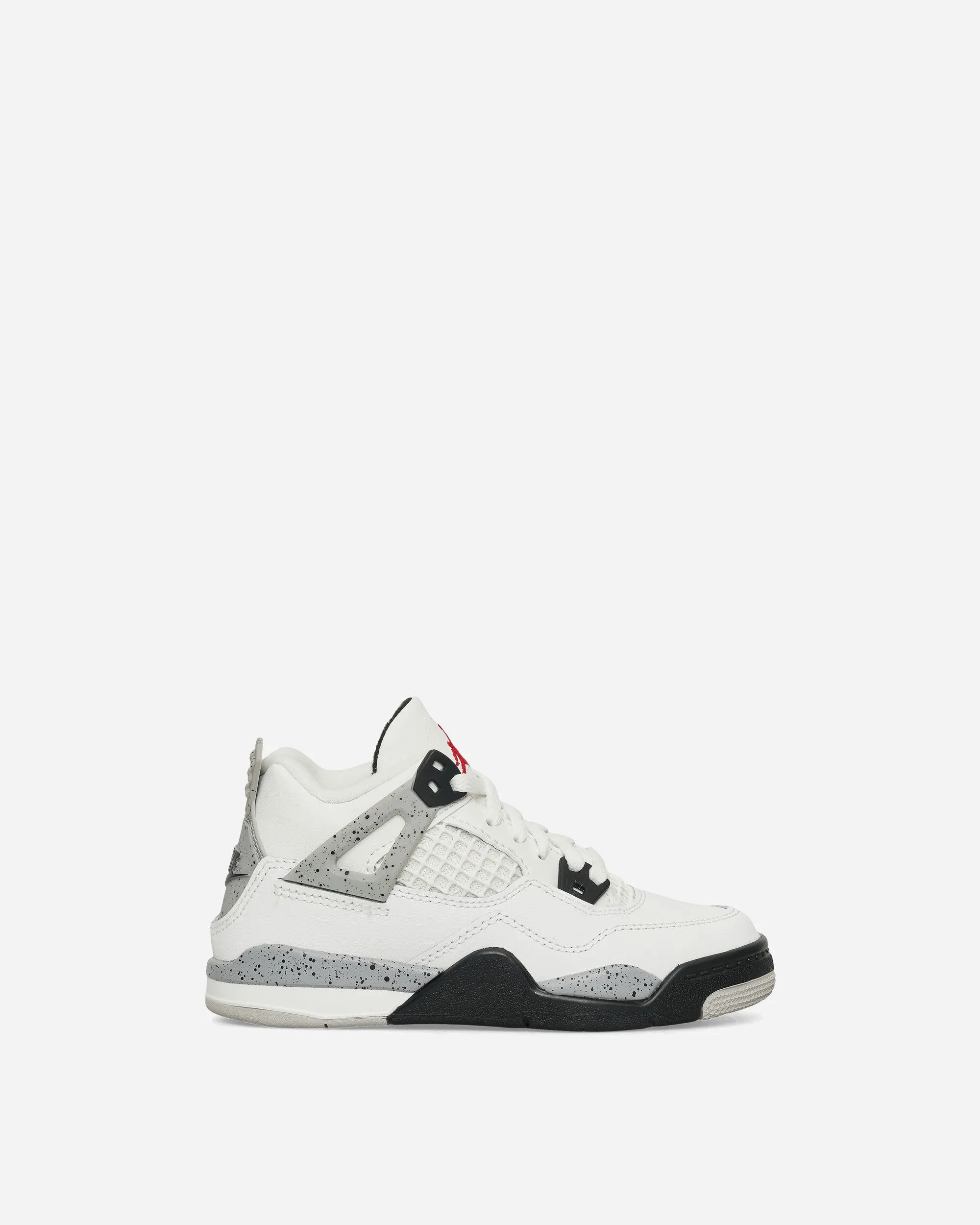 Air Jordan 4 (PS) Sneakers White Cement Slim Silhouette Cushioned Midsole