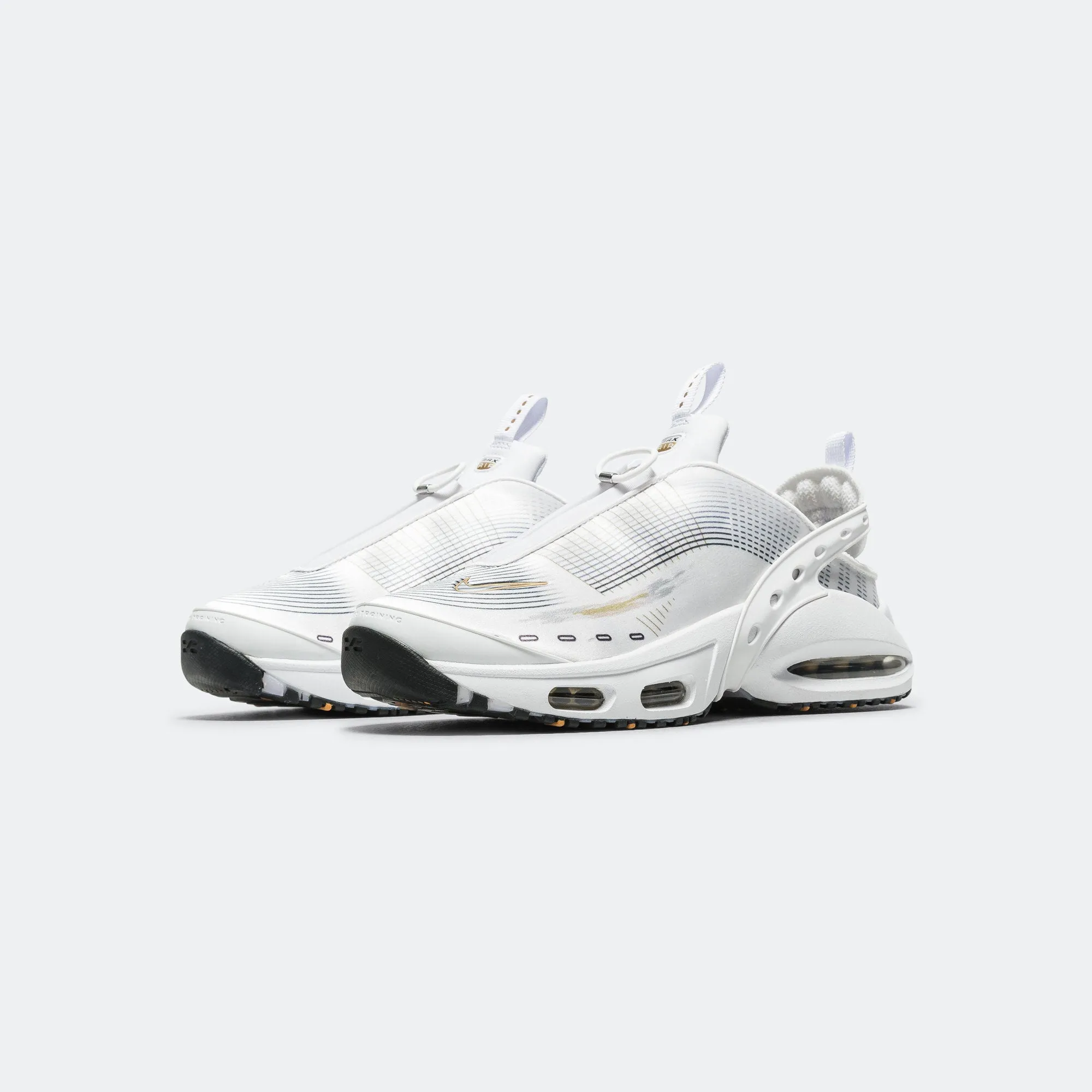Womens Air Max Craze - White/Metallic Gold-Black-Copper Moon Walking