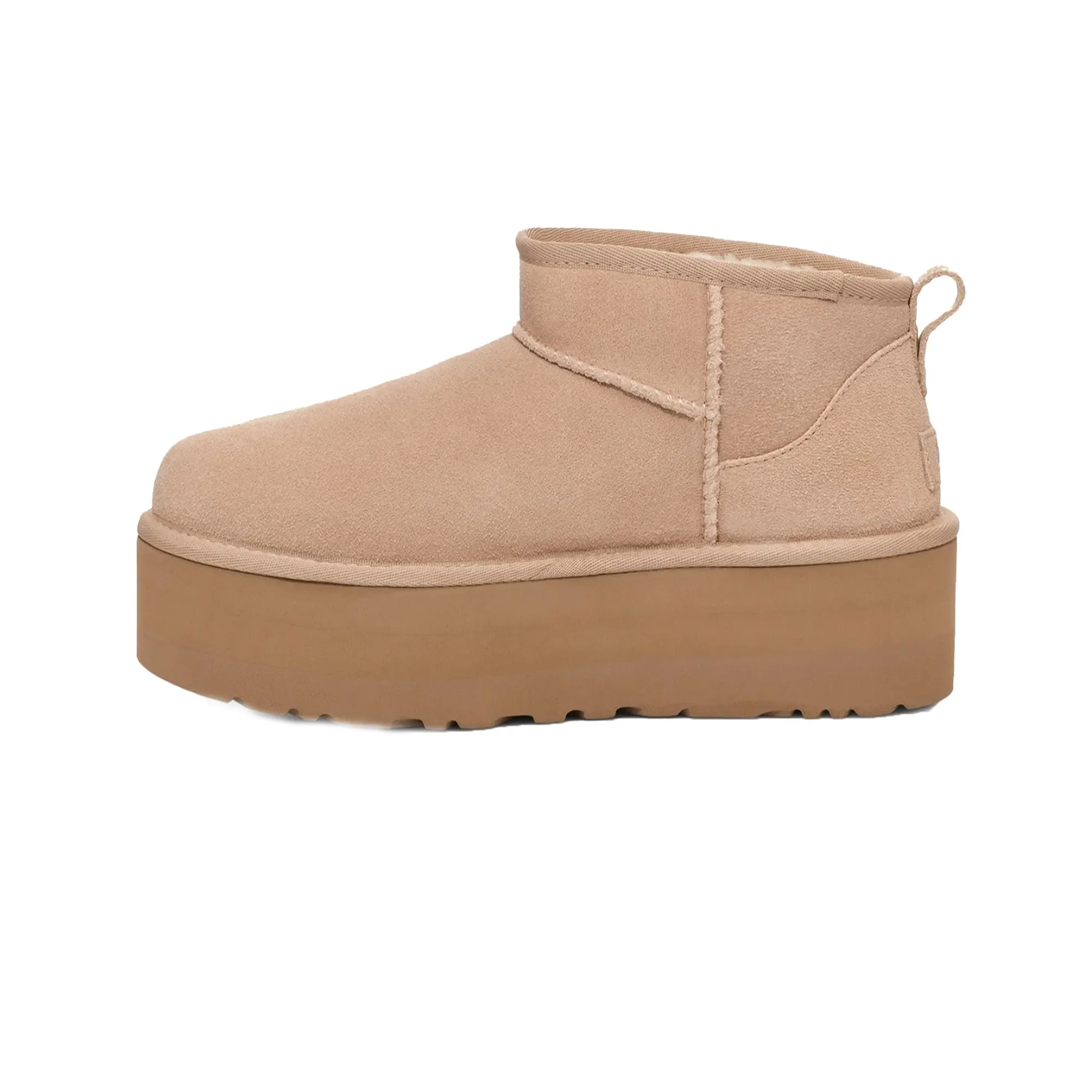 UGG Classic Ultra MIni Platform Boot 'Sand' Women's (2023) Durable materials Lightweight Structure