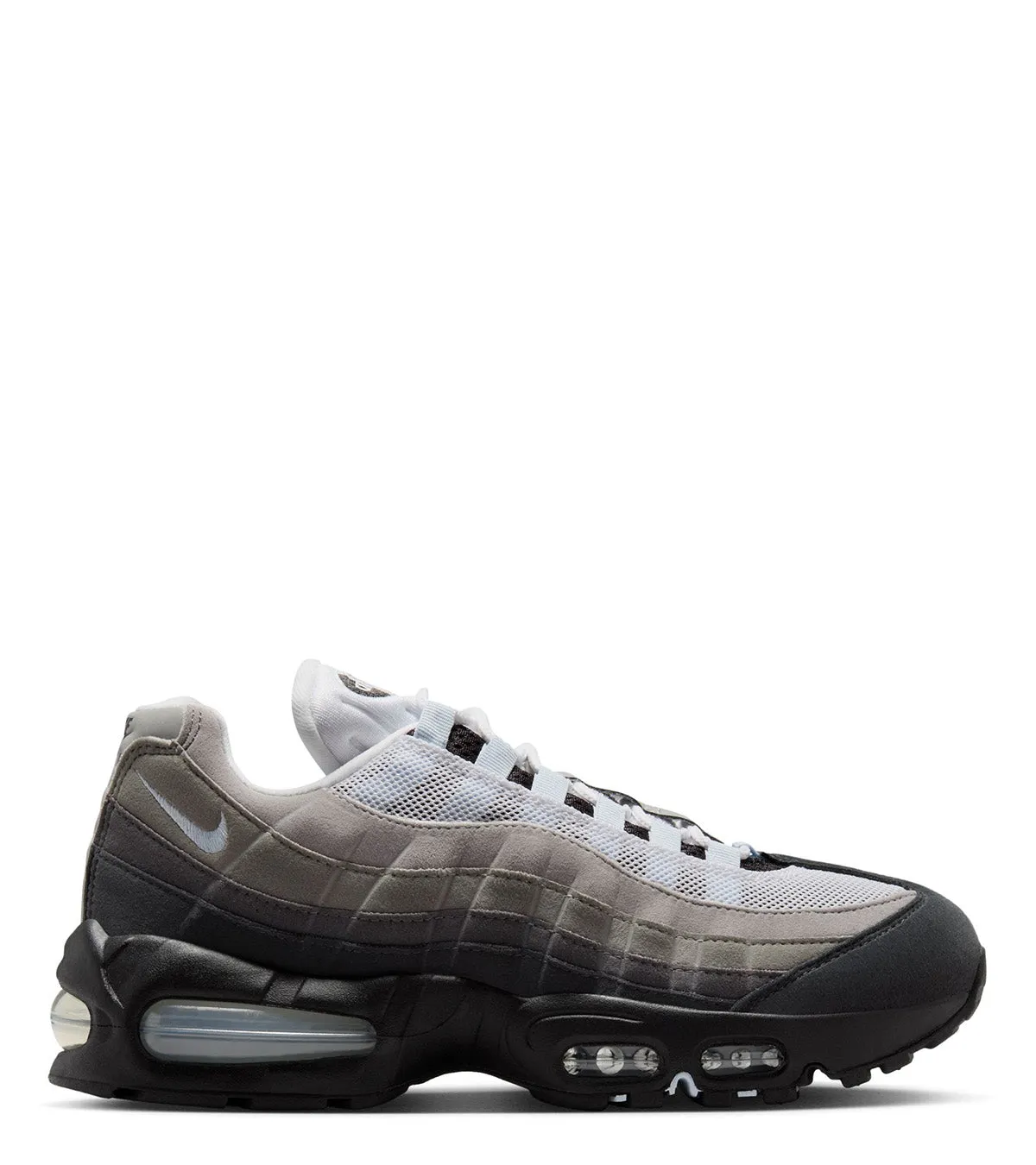 Leather Sole Nike Women's Air Max 95 OG Black Blue Grey