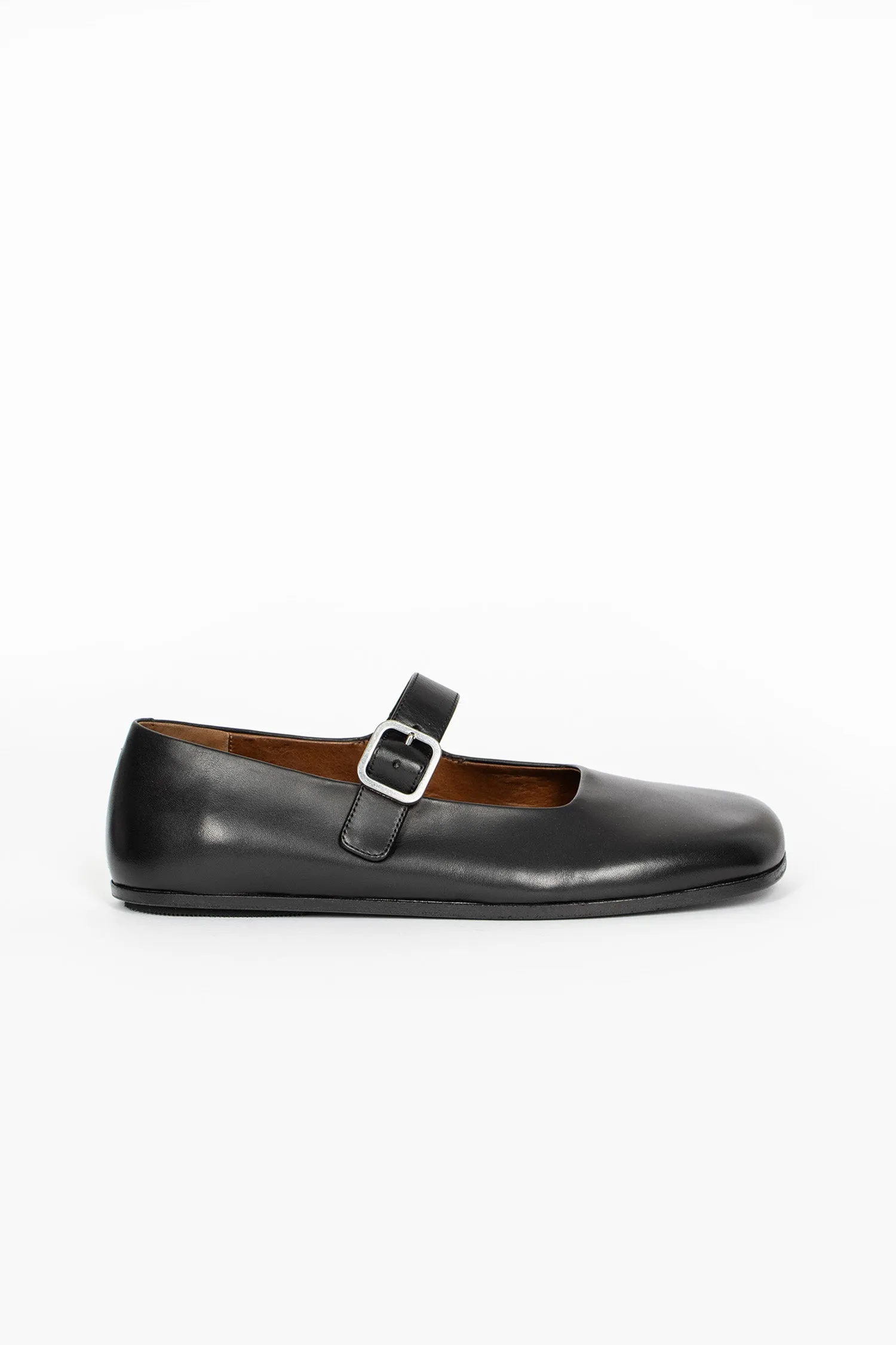 Fashionable Walk Seamless Finish Appiedi Mary Jane Flat Black