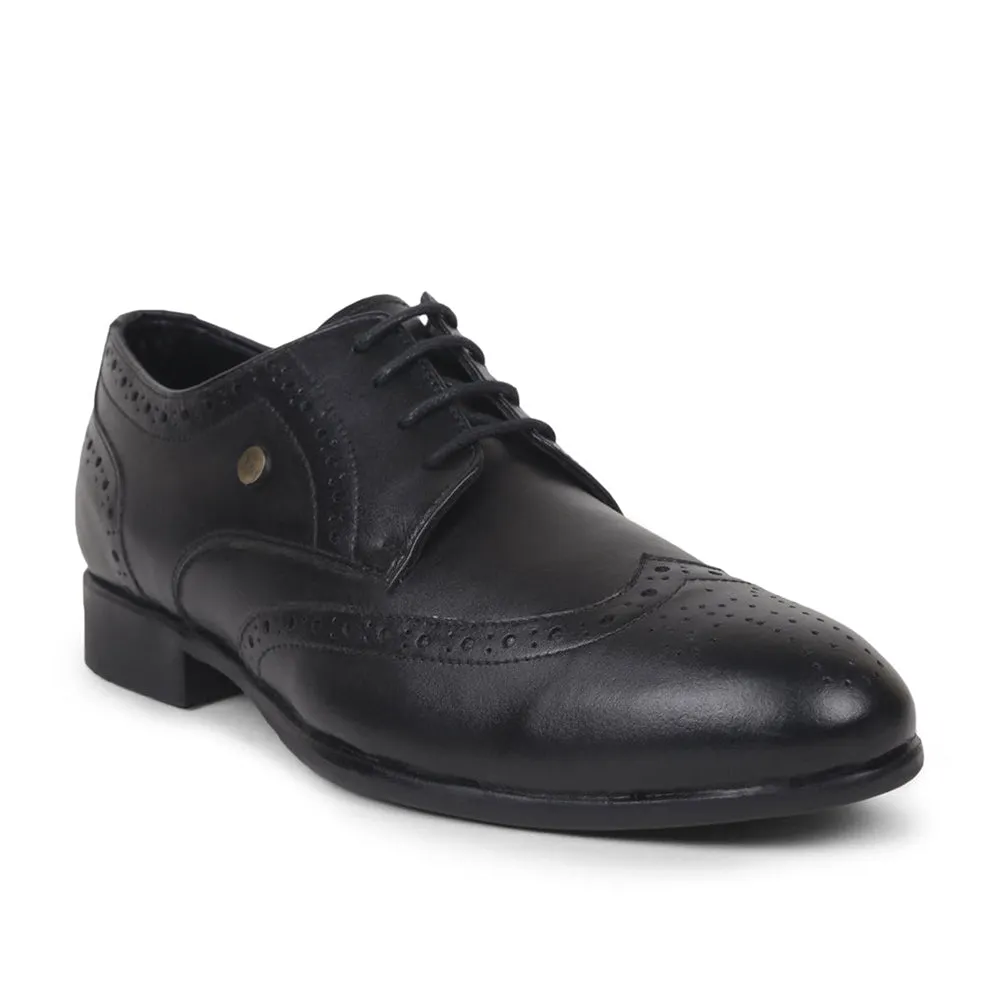 Urban Fashion Understated Oxfords Fortune Black Lacing Formal Oxford Shoes For Men BELGIUM01E By Liberty