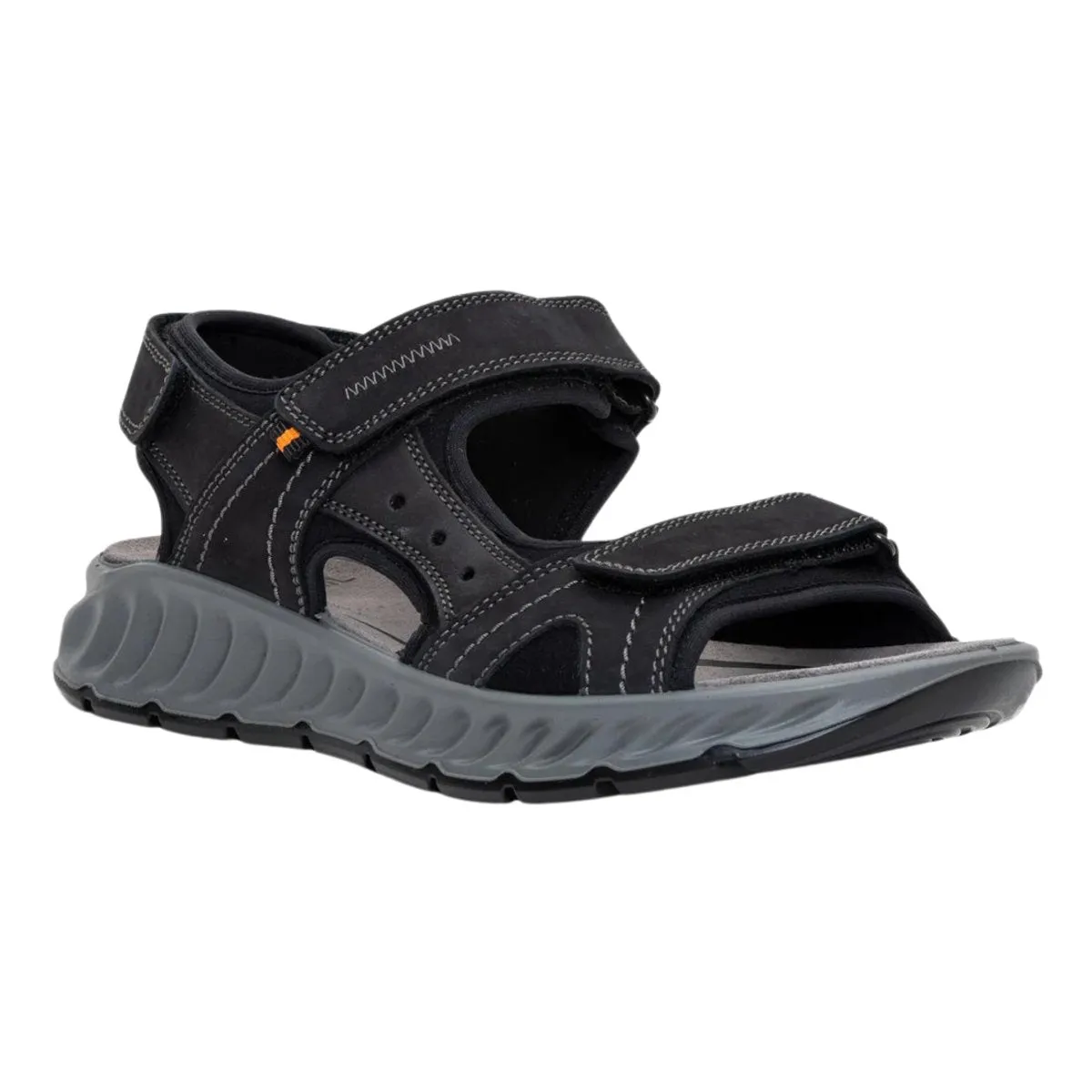 Ara Men's Everett Black Buckle Skin Breath Supportive Fit