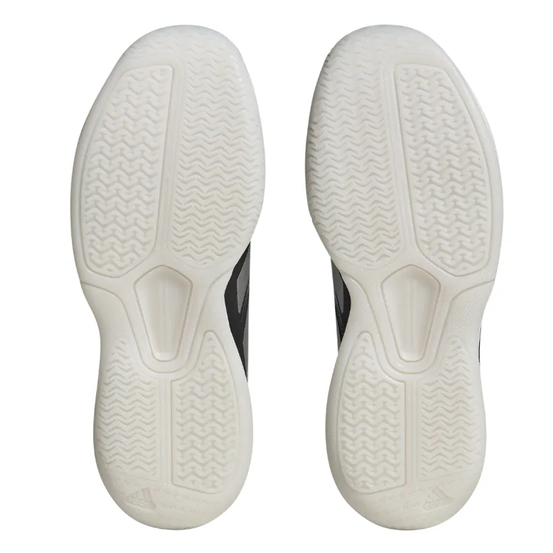 Adidas Avaflash Low Women Tennis Shoes - Core Black / Silver Metallic / Cloud White Comfort footbed