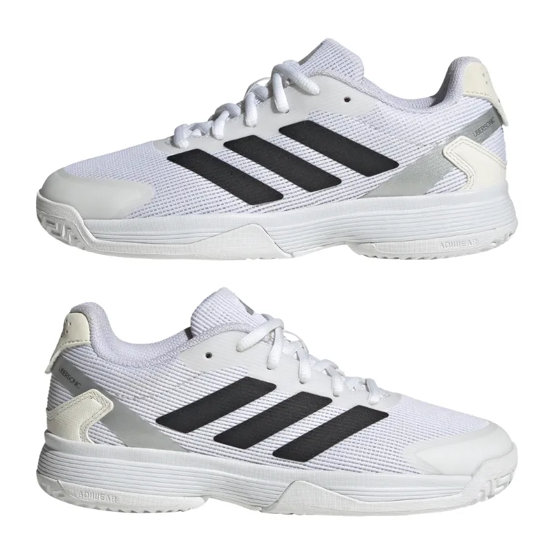 Adidas Ubersonic Kids Tennis Shoes - FTWWHT/CBLACK/SILVMT Sport Utility