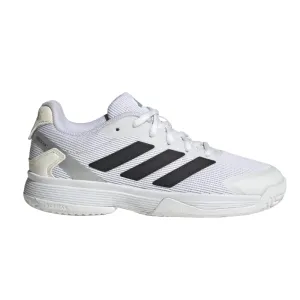 Fitness Edge Foot Motion Adidas Ubersonic Kids Tennis Shoes - FTWWHT/CBLACK/SILVMT